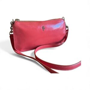 ✨ Cole Haan Red Leather Small Crossbody – Sleek, Pristine & Everyday Glam ✨